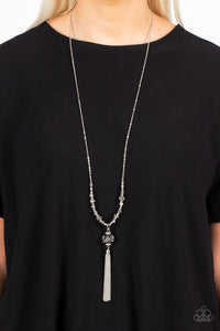 One SWAY or Another - Silver Rhinestone Necklace - Sabrinas Bling Collection