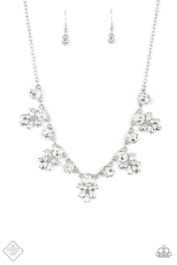 Prismatic Proposal - White Necklace - May 2022 Fashion Fix - Sabrina's Bling Collection