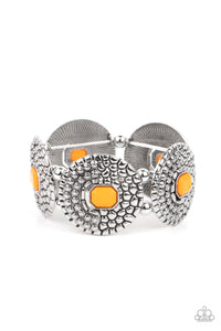 Prismatic Prowl - Orange Bracelet - Sabrina's Bling Collection
