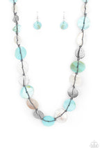 Load image into Gallery viewer, Seashore Spa - Blue Necklace - Sabrina&#39;s Bling Collection