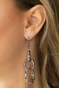 Shameless Shine - Black Earrings - Sabrina's Bling Collection
