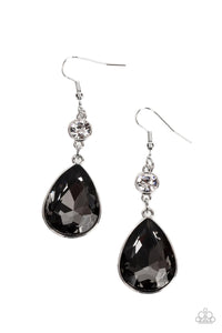 Smile for the Camera - Silver Teardrop Earrings - Sabrina's Bling Collection