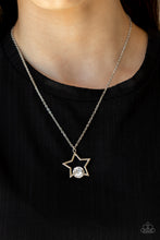 Load image into Gallery viewer, Starry Fireworks - White Rhinestone Necklace - Sabrina&#39;s Bling Collection