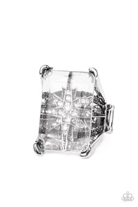 Starry Serenity - White Ring - July 2022 Life Of The Party Exclusive - Sabrina's Bling Collection