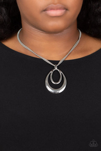 Suburban Storm - Silver Necklace - Sabrina's Bling Collection