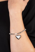 Load image into Gallery viewer, Sweetheart Secrets - White Heart Bracelet - Sabrina&#39;s Bling Collection