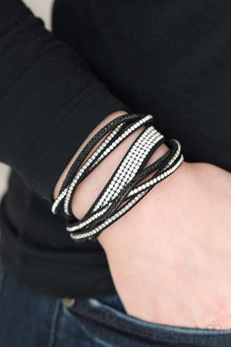 Taking Care Of Business - Black Bracelet - Sabrina's Bling Collection