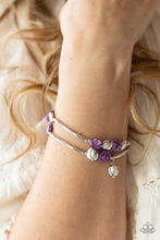 Load image into Gallery viewer, Terrazzo Territory - Purple Stone Bracelet - Sabrina&#39;s Bling Collection
