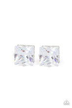 Load image into Gallery viewer, Times Square Timeless - White Earrings - Sabrina&#39;s Bling Collection