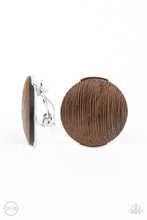 Load image into Gallery viewer, WOODWORK It - Brown Earrings - Sabrina&#39;s Bling Collection