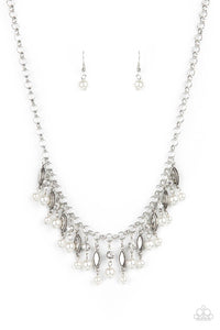 Cosmopolitan Couture - White Necklace - Sabrina's Bling Collection