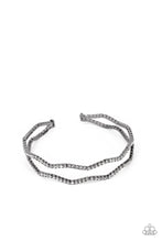 Load image into Gallery viewer, Delicate Dazzle - Black Bracelet - Sabrina&#39;s Bling Collection