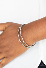 Load image into Gallery viewer, Delicate Dazzle - Black Bracelet - Sabrina&#39;s Bling Collection