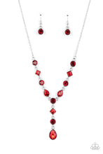 Load image into Gallery viewer, Forget the Crown - Red Rhinestone Necklace - Sabrinas Bling Collection