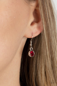 Forget the Crown - Red Rhinestone Necklace - Sabrinas Bling Collection