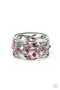 Garden Masquerade - Pink Bracelet - Sabrina's Bling Collection