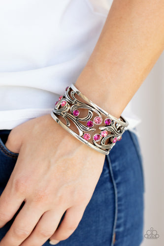 Garden Masquerade - Pink Bracelet - Sabrina's Bling Collection