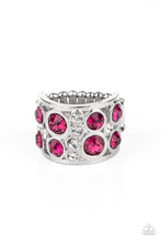 Load image into Gallery viewer, High Roller Royale - Pink Ring - Sabrina&#39;s Bling Collection
