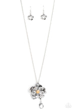 Load image into Gallery viewer, Homegrown Glamour - Silver Flower Necklace - Sabrina&#39;s Bling Collection