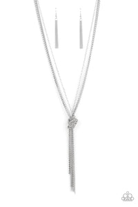 KNOT All There - Silver Necklace - Sabrina's Bling Collection