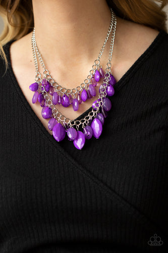 Midsummer Mixer - Purple Necklace - Sabrina's Bling Collection