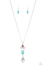 Load image into Gallery viewer, Natural Novice - Blue Necklace - Sabrina&#39;s Bling Collection