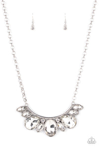 Never SLAY Never - White Necklace - Sabrina's Bling Collection