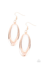 Load image into Gallery viewer, OVAL The Hill - Rose Gold Earrings - Sabrina's Bling Collection