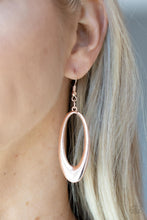Load image into Gallery viewer, OVAL The Hill - Rose Gold Earrings - Sabrina's Bling Collection