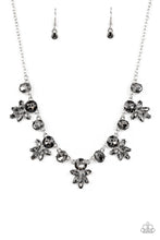 Load image into Gallery viewer, Prismatic Proposal - Silver Smoky Rhinestone Necklace - Sabrina&#39;s Bling Collection