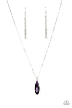 Load image into Gallery viewer, Prismatically Polished - Purple Necklace - Sabrina&#39;s Bling Collection