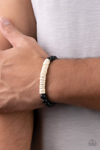 Recreational Remedy - White & Black Urban Bracelet - Sabrina's Bling Collection
