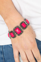 Load image into Gallery viewer, Retro Rodeo - Pink Bracelet - Sabrina&#39;s Bling Collection