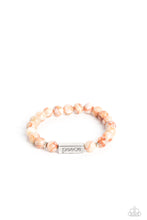 Load image into Gallery viewer, Serene Season - Orange &quot;Peace&quot; Bracelet - Sabrinas Bling Collection