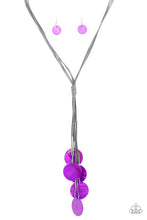 Load image into Gallery viewer, Tidal Tassels - Purple Necklace - Sabrina&#39;s Bling Collection
