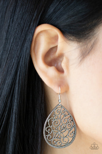 Tour de Garden - Silver Earrings - Sabrina's Bling Collection