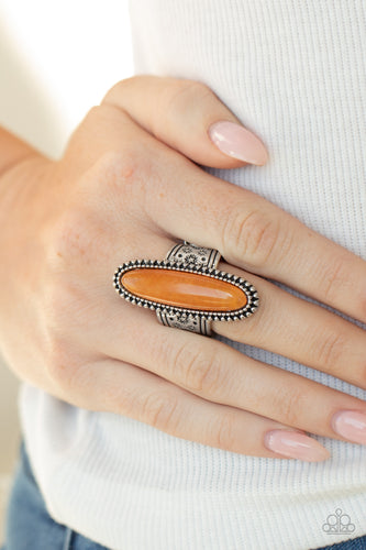 Ultra Luminary - Orange Ring - Sabrina's Bling Collection