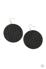 Load image into Gallery viewer, WEAVE Me Out Of It - Black Earrings - Sabrina&#39;s Bling Collection