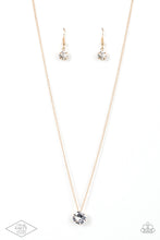 Load image into Gallery viewer, What A Gem - Gold &amp; Rhinestone Necklace - Sabrina&#39;s Bling Collection