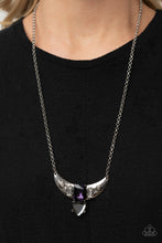 Load image into Gallery viewer, You the TALISMAN! - Purple Necklace - Sabrina&#39;s Bling Collection