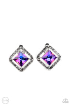 Load image into Gallery viewer, Cosmic Catwalk - Purple Iridescent Earrings - Sabrina&#39;s Bling Collection