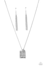Load image into Gallery viewer, Divine Devotion - Silver Spiritual Necklace - Sabrinas Bling Collection