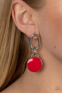 Drop a TINT - Red Earrings - Sabrinas Bling Collection