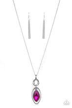 Load image into Gallery viewer, Glamorously Glaring - Pink Necklace - Sabrina&#39;s Bling Collection