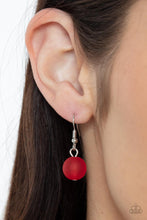 Load image into Gallery viewer, Here Today, GONDOLA Tomorrow - Red Necklace - Sabrina&#39;s Bling Collection