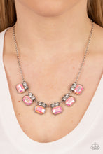 Load image into Gallery viewer, Interstellar Inspiration - Pink Iridescent Necklace - Sabrina&#39;s Bling Collection