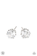 Load image into Gallery viewer, Just In TIMELESS - White Rhinestone Blockbuster Earrings - Sabrina&#39;s Bling Collection