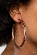 Load image into Gallery viewer, Midtown Marvel - Copper Earrings - Sabrina&#39;s Bling Collection
