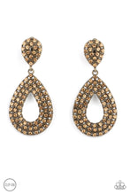 Load image into Gallery viewer, Pack In The Pizzazz - Brass Earrings - Sabrina&#39;s Bling Collection