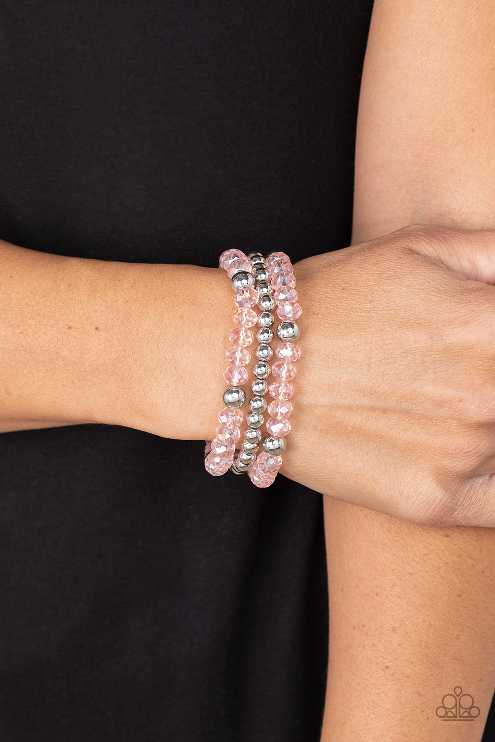 Prismatic Perceptions - Pink Bracelet - Sabrina's Bling Collection